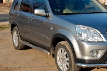 Honda CRV 2001–2006 Siderør (2 stk., rustfrit stål) foto 2