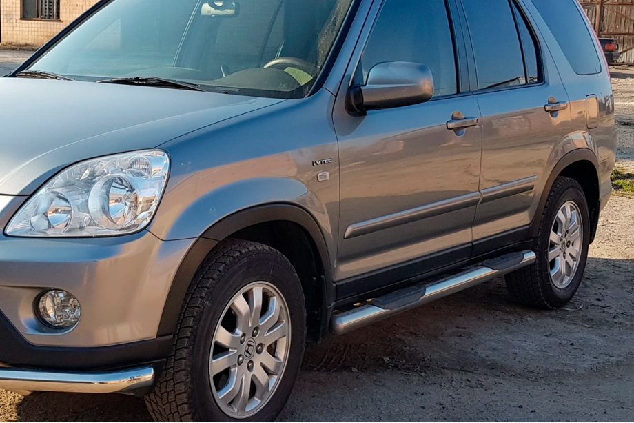 Honda CRV 2001–2006 Siderør (2 stk., rustfrit stål) Image