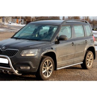 Siderør (2 stk., rustfrit stål) Skoda Yeti 2009–2017 foto 2