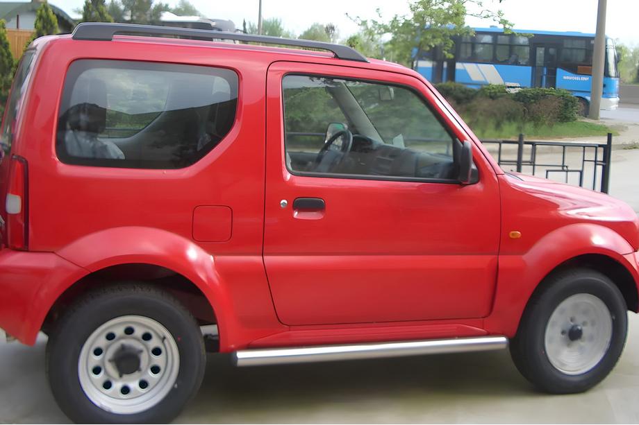 Suzuki Jimny 1998–2018 Siderør (2 stk., rustfrit stål) Foto 1
