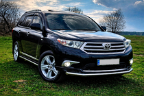 Toyota Highlander 2008–2013 Siderør (2 stk., rustfrit stål) foto 1