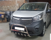 Opel Vivaro 2015–2019 Frontbøjle WT003-4 (rustfrit stål) Uden logo foto 2