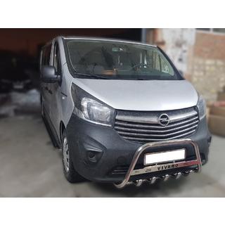 Frontbøjle WT003-4 (rustfrit stål) Opel Vivaro 2015–2019 foto 3