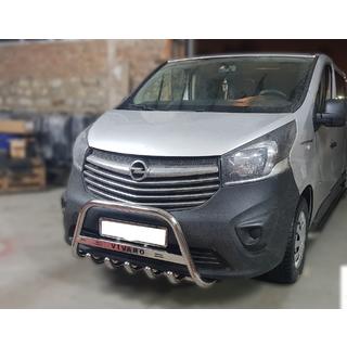 Frontbøjle WT003-4 (rustfrit stål) Opel Vivaro 2015–2019 foto 2