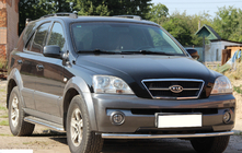 Kia Sorento I BL 2002–2009 Frontbøjle ST008 (rustfrit stål) foto 2