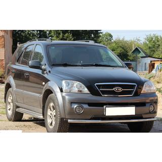 Frontbøjle ST008 (rustfrit stål) Kia Sorento I BL 2002–2009 foto 2