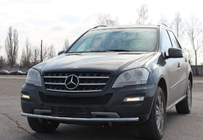 Mercedes ML W164 2005–2011 Frontbøjle ST008 (rustfrit stål) foto 3