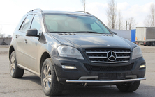 Mercedes ML W164 2005–2011 Frontbøjle ST008 (rustfrit stål) foto 2