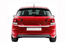 Citroen C-4 2010–2018 Bagklapskantbeskytter i rustfrit stål Carmos - Tyrkisk stål foto 1
