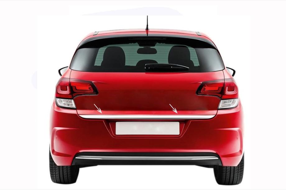 Citroen C-4 2010–2018 Bagklapskantbeskytter i rustfrit stål Carmos - Tyrkisk stål Image