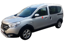 Dacia Dokker 2013–2022 Vindueslister (2 stk., rustfrit stål) foto 1
