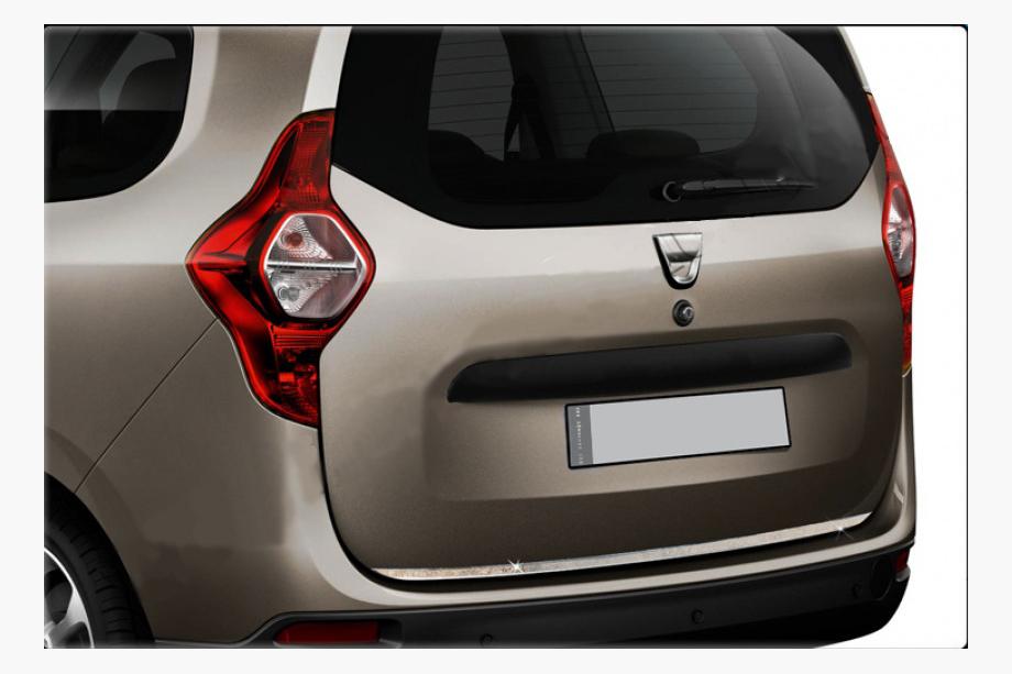 Dacia Lodgy 2012–2022 Bagagerumskantbeskytter i rustfrit stål Image