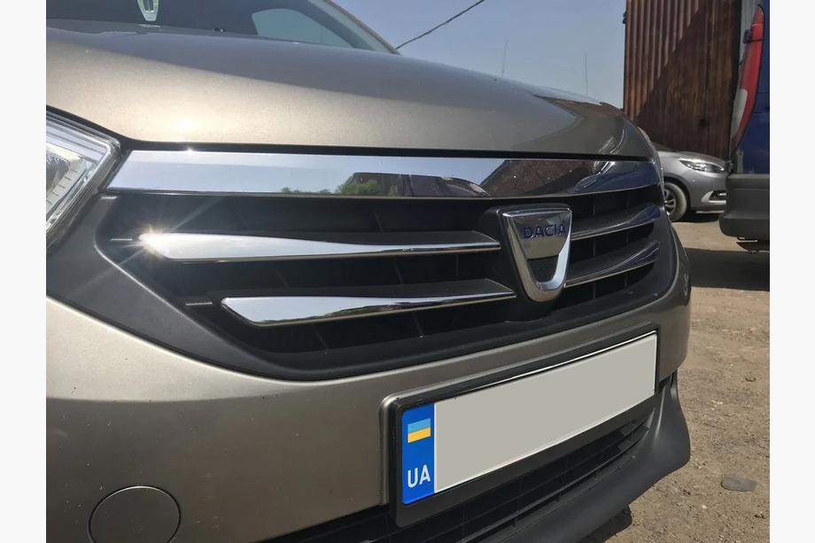 Dacia Lodgy 2012–2022 Grill-lister (4 stk., rustfrit stål) Foto 5