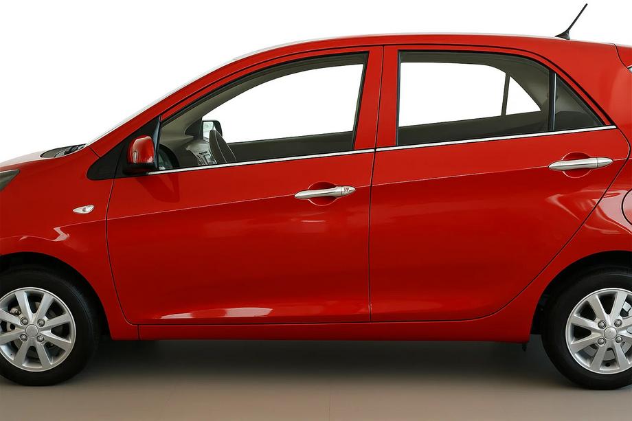 Kia Picanto 2011–2016 Vindueslister (4 stk., rustfrit stål) Image