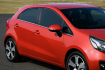 Kia Rio 2012–2017 Vindueslister (rustfrit stål) foto 1