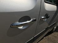 Mercedes Citan 2013–2021 Dørgrebscovers (rustfrit stål) 3 stk., OmsaLine - italiensk rustfrit stål foto 3