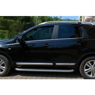 OmsaLine dørlister (4 stk., rustfrit stål) Nissan Qashqai 2007–2010 foto 1