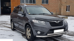 Hyundai Santa Fe 2 2006–2012 Frontbøjle ST014 (rustfrit stål) Ø60/42 mm foto 3