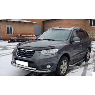 Frontbøjle ST014 (rustfrit stål) Hyundai Santa Fe 2 2006–2012 foto 2