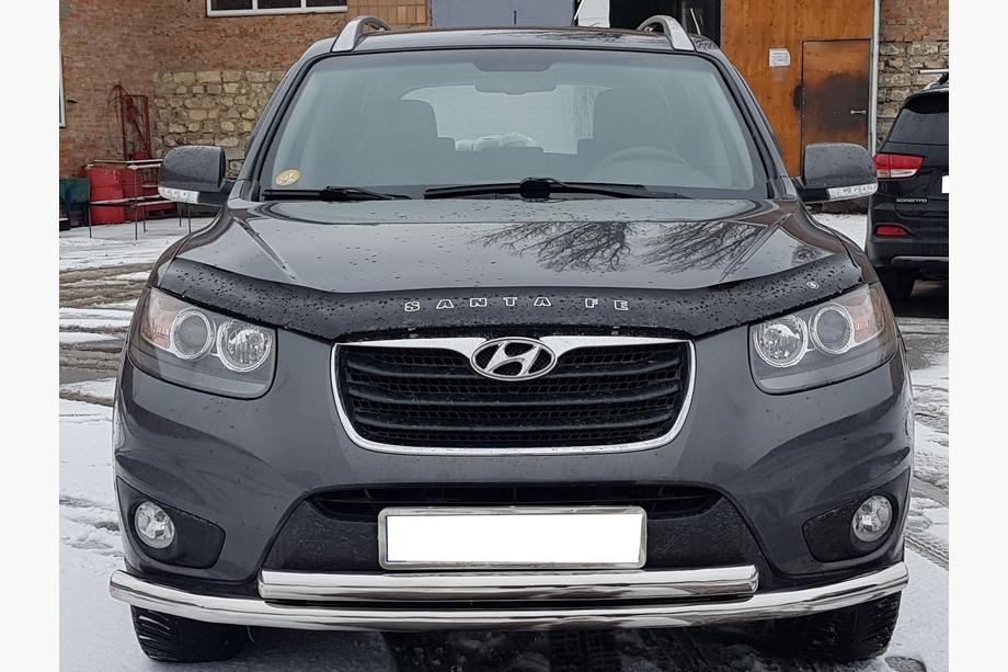 Hyundai Santa Fe 2 2006–2012 Frontbøjle ST014 (rustfrit stål) Ø60/42 mm Image
