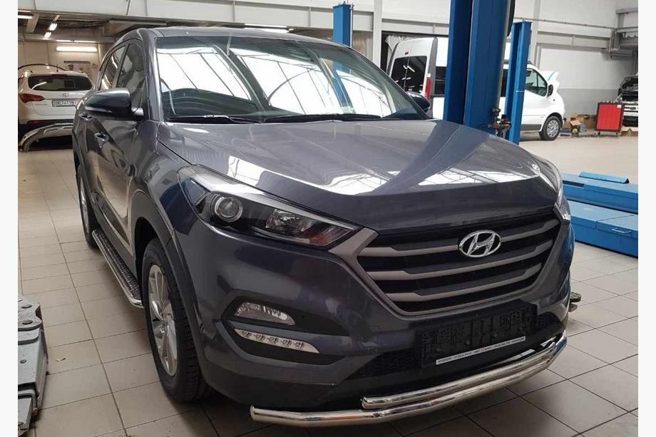 Hyundai Tucson TL 2016–2021 Frontbøjle ST014 (rustfrit stål) Foto 2