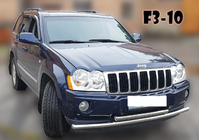 Jeep Grand Cherokee WK 2004–2010 Frontbøjle ST014 (rustfrit stål) Ø60/60 mm foto 3