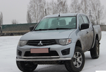 Mitsubishi L200 2006–2015 Frontbøjle ST014 (rustfrit stål) foto 2