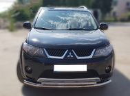 Mitsubishi Outlander 2006–2012 Frontbøjle ST014 (rustfrit stål) foto 1