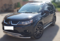 Mitsubishi Outlander 2006–2012 Frontbøjle ST014 (rustfrit stål) foto 2