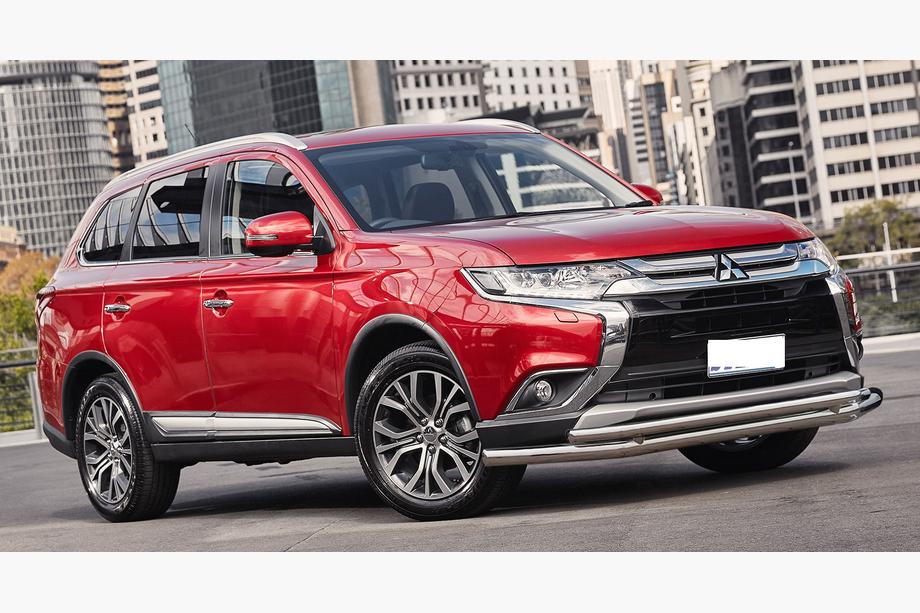Mitsubishi Outlander 2012–2021 Frontbøjle ST014 (rustfrit stål) Image