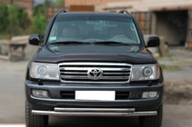 Toyota Land Cruiser 100 1998–2007 Frontbøjle ST014 (rustfrit stål) Ø60/42 mm foto 1