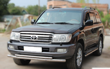Toyota Land Cruiser 100 1998–2007 Frontbøjle ST014 (rustfrit stål) Ø60/42 mm foto 2