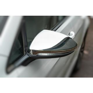 Spejlkapper i rustfrit stål (2 stk.) Volkswagen Golf 7/E-Golf 2012–2020 foto 1