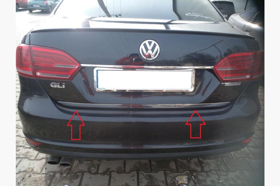 Volkswagen Jetta 2011–2018 Bagklapskantliste (rustfrit stål) Image