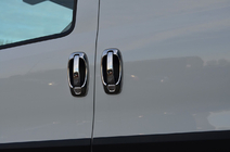 Opel Combo 2012–2018 Krom dørgrebskåle og dørgrebsindlæg (8 stk., rustfrit stål) foto 1