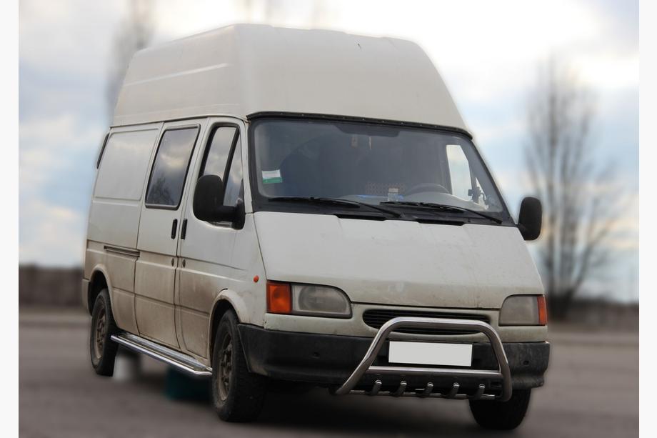 Ford Transit 1991–2000 Kængurugitter WT003 (rustfrit stål) Image
