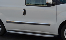 Opel Combo 2012–2018 Dørlister (4 stk., rustfrit stål) OmsaLine - italiensk rustfrit stål foto 2