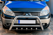 Renault Scenic/Grand 2003–2009 Kængurugitter WT003 (rustfrit stål) foto 1
