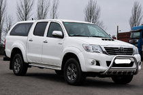 Toyota Hilux 2006–2015 Kængurugitter WT003 (rustfrit stål) foto 3