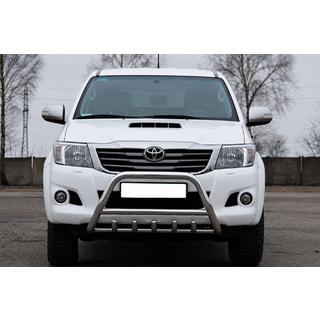Kængurugitter WT003 (rustfrit stål) Toyota Hilux 2006–2015 foto 1