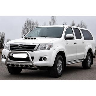 Kængurugitter WT003 (rustfrit stål) Toyota Hilux 2006–2015 foto 2