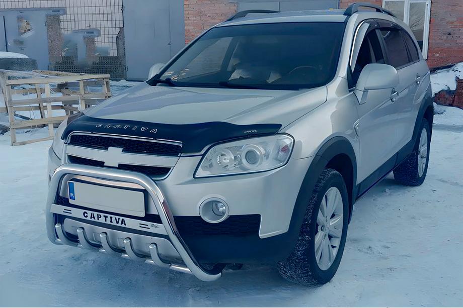 Chevrolet Captiva 2006–2019 Kængurubøjle WT004 (rustfrit stål) Image