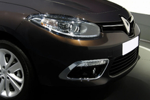 Renault Fluence 2009–2016 Kromrammer til tågelygter (2013↗, 2 stk., rustfrit stål) foto 1