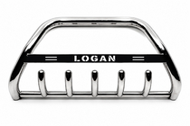 Dacia Logan MCV 2013–2020 Kængurubøjle WT004 (rustfrit stål) foto 1