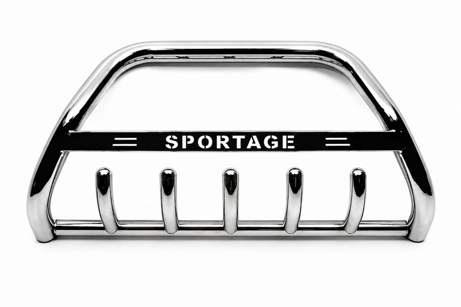 Kia Sportage 2004–2010 Kængurubøjle WT004 (rustfrit stål) Image