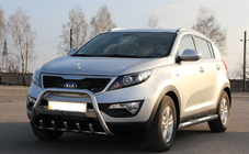Kia Sportage 2010–2015 Kængurubøjle WT004 (rustfrit stål) foto 3