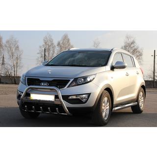 Kængurubøjle WT004 (rustfrit stål) Kia Sportage 2010–2015 foto 3