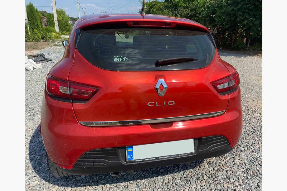 Renault Clio IV 2012–2019 Bagklap-kantliste (HB, rustfrit stål) Image