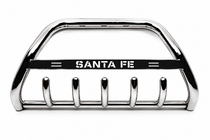 Hyundai Santa Fe 1 2000–2006 Kængurubøjle WT004 (rustfrit stål) foto 2