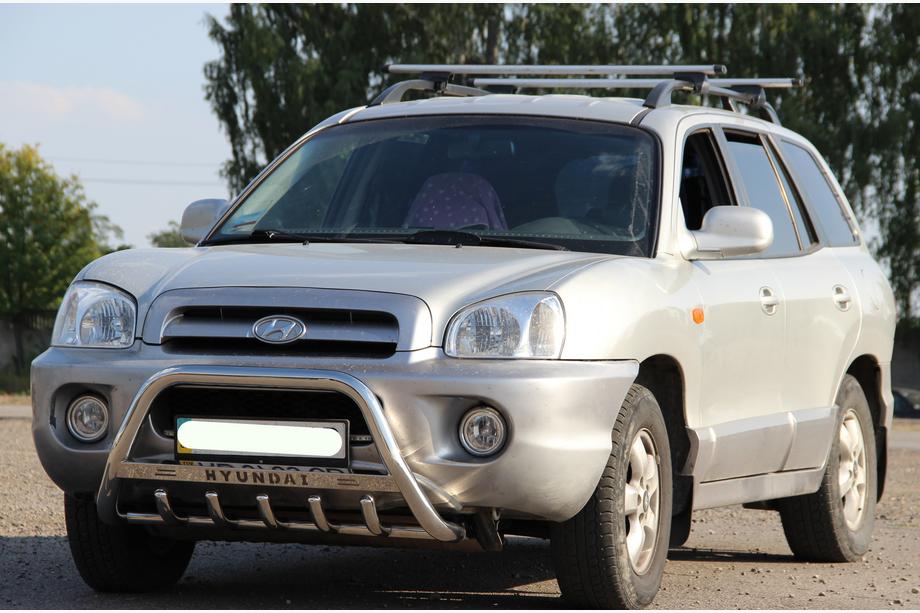 Hyundai Santa Fe 1 2000–2006 Kængurubøjle WT004 (rustfrit stål) Image